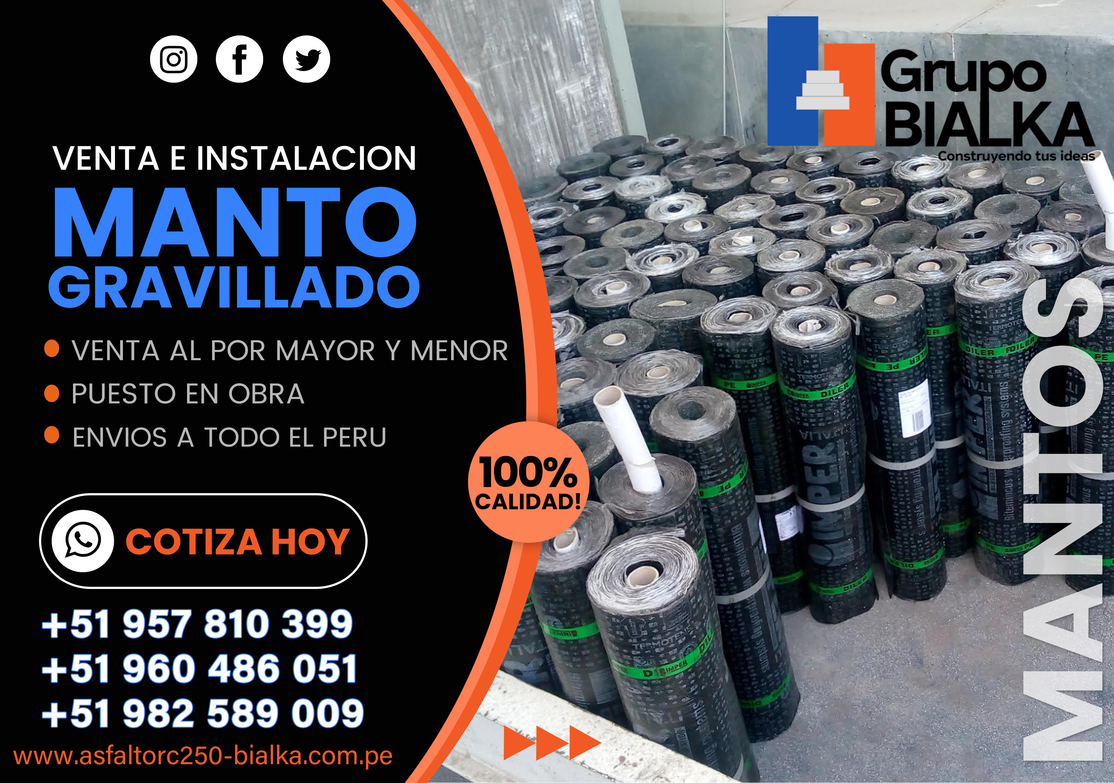 smanto asfaltico gravillado